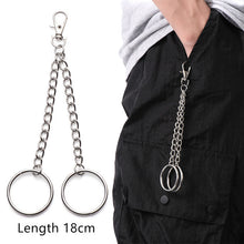 Load image into Gallery viewer, Long Metal Wallet Chain Leash Pant Jean Keychain Ring Clip Men's Hip Hop Jewelry